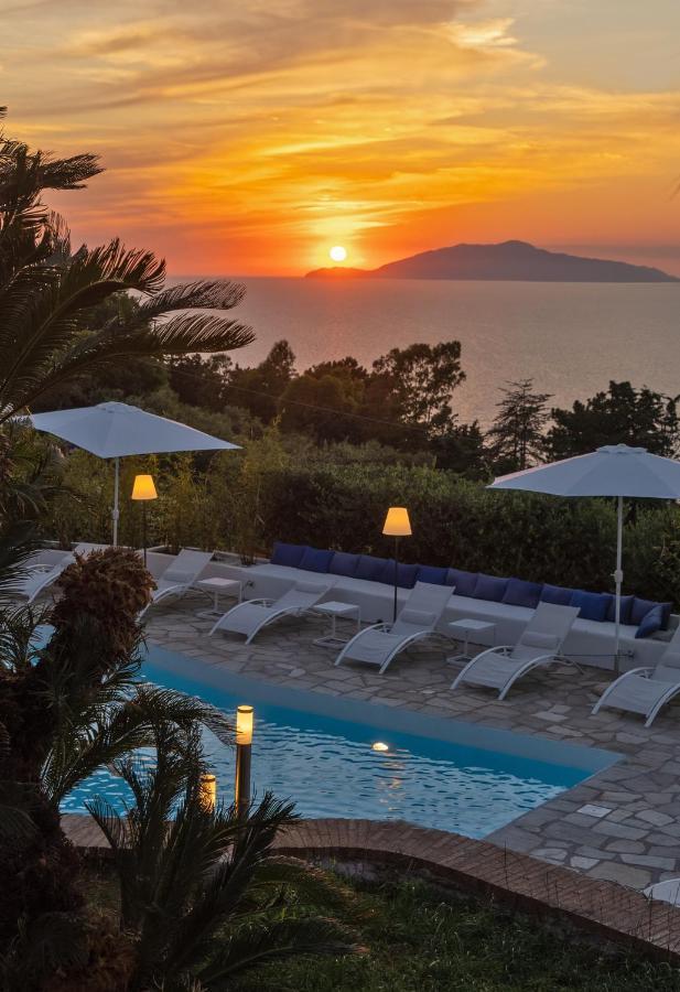 Capri Blue Luxury Villa Le Tre Monelle Anacapri  Exterior foto