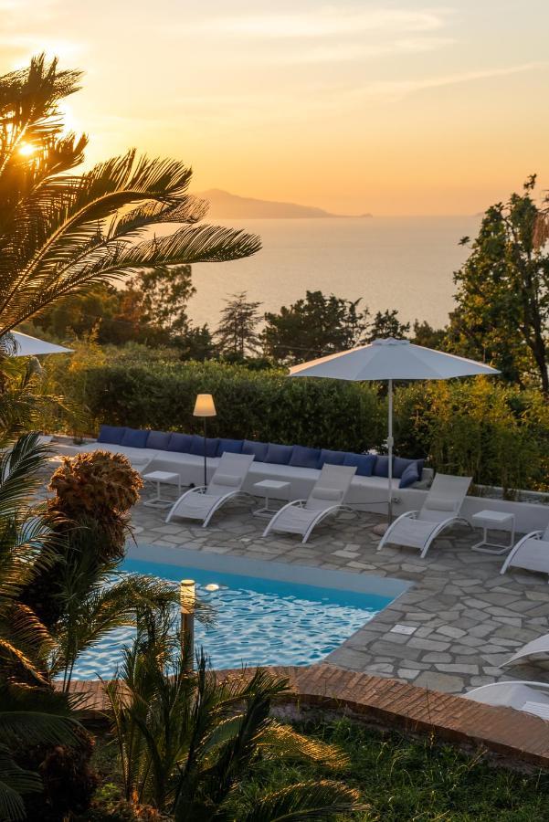 Capri Blue Luxury Villa Le Tre Monelle Anacapri  Exterior foto